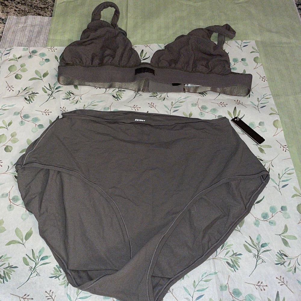 SKIMS Everyday Bra and underwear